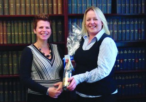 Jo Small with Lesley Purveur Jo Small with Lesley Purveur